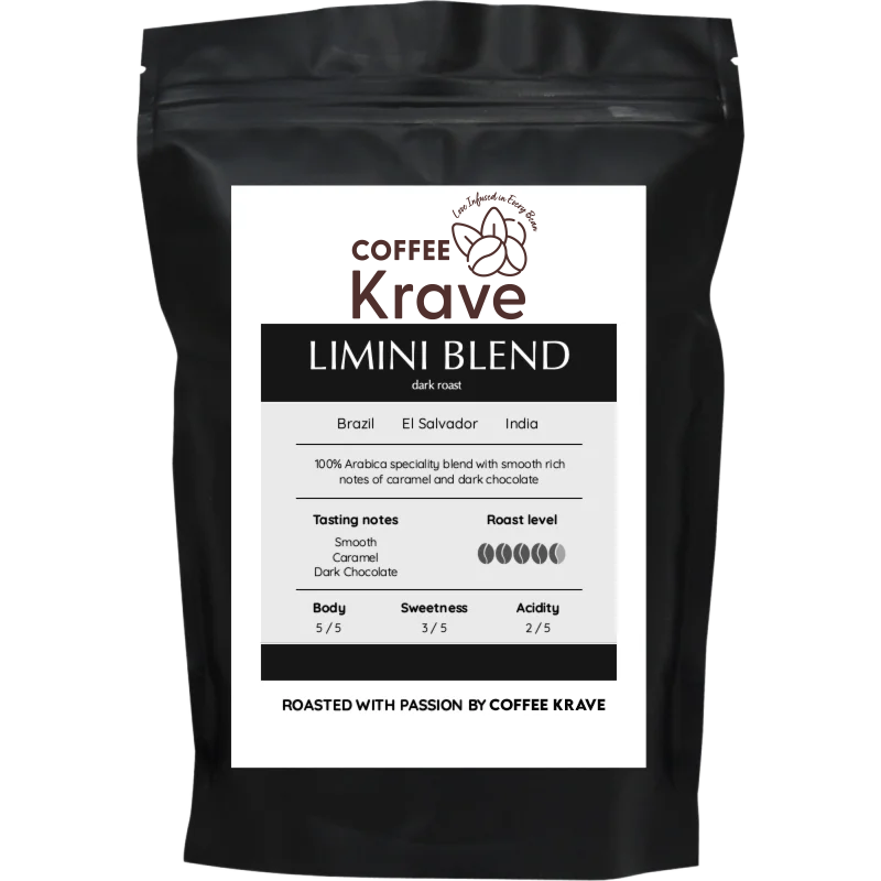 Coffee Krave's Limini Blend Dark Roast